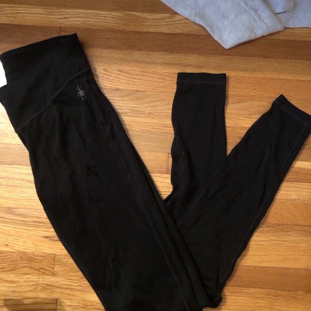 Smartwool Black Merino Leggings small women’s